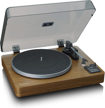 Lenco LBTA-165 LBTA-165WOOD Βαλιτσάκι Πικάπ Καφέ