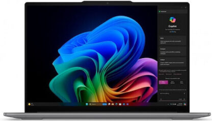 Lenovo Yoga Slim 7i Gen 9 Aura Edition Intel Core Ultra 7 256V Laptop 38.9 cm (15.3 ) Touchscreen 2.8K 16 GB LPDDR5x-SDRAM 512 GB SSD Wi-Fi 7 (802.11be) Windows 11 Home Grey
