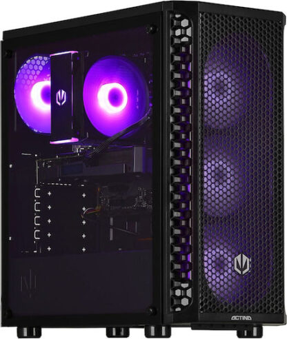 Actina 5901443404859 PC AMD Ryzen™ 7 8700F 32 GB DDR5-SDRAM 1 TB SSD AMD Radeon RX 7800 XT Midi Tower Black
