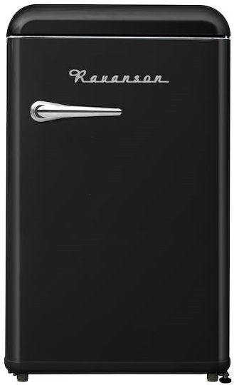 Ravanson Retro Mini Bar 118lt Υ86xΠ54.5xΒ58.5εκ. Μαύρο LKK-120ERB