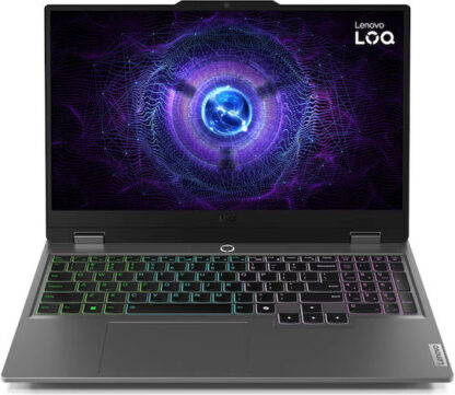 Lenovo LOQ 15ARP9 AMD Ryzen™ 7 7435HS Laptop 39.6 cm (15.6 ) Full HD 24 GB DDR5-SDRAM 1 TB SSD NVIDIA GeForce RTX 4070 Wi-Fi 6 (802.11ax) Windows 11 Home Grey