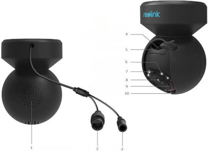 Reolink E Series E540-B IP Κάμερα Παρακολούθησης Wi-Fi Full HD+ 5MP Αδιάβροχη με Αμφίδρομη Επικοινωνία και Φακό 2.8mm