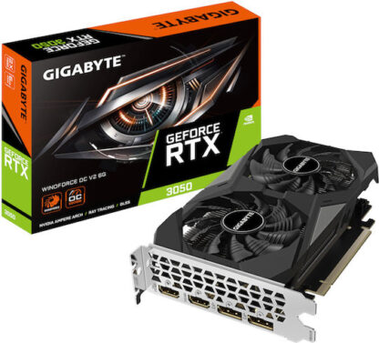 GIGABYTE GeForce RTX 3050 WINDFORCE OC V2 6G NVIDIA 6 GB GDDR6