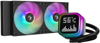 Deepcool LP240 Υδρόψυξη Επεξεργαστή Διπλού Ανεμιστήρα 120mm για Socket AM4/AM5/1700/1200/115x με ARGB Φωτισμό