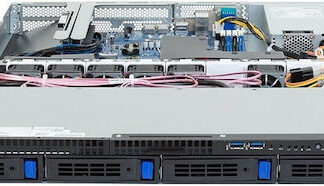Asrock 1U4L-GENOA/2T server barebone AMD SoC LGA 6096 Rack (1U) Grey