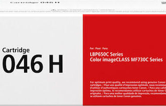 Canon 046H Γνήσιο Toner Laser Εκτυπωτή Κυανό High Capacity (1253C004)