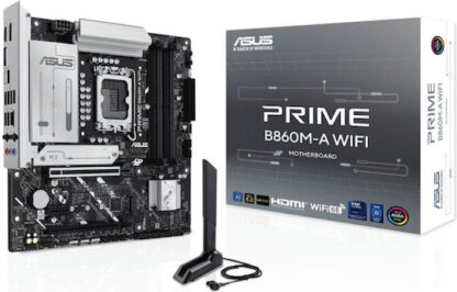 Asus Prime B860M-A WIFI Motherboard Micro ATX με Intel 1851 Socket