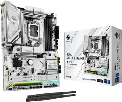 ASRock B860 Steel Legend WIFI Motherboard ATX με Intel 1851 Socket