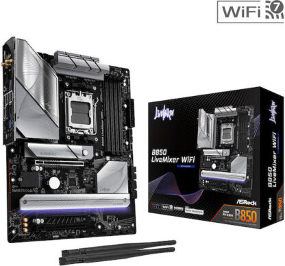 ASRock B850 LiveMixer WiFi Motherboard ATX με AMD AM5 Socket