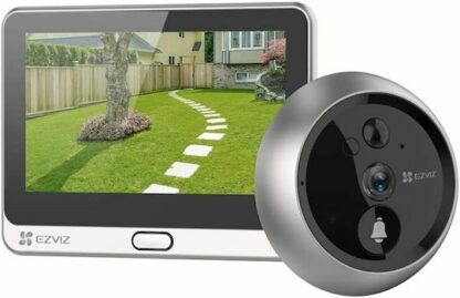 Ezviz CS-DP2C Σετ Θυροτηλεόρασης Wi-Fi Ασημί Κωδικός: 318500032