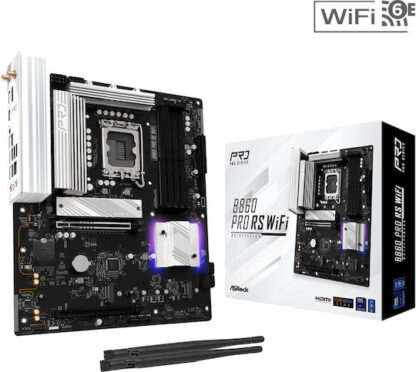 ASRock B860 Pro RS WiFi Motherboard ATX με Intel 1851 Socket