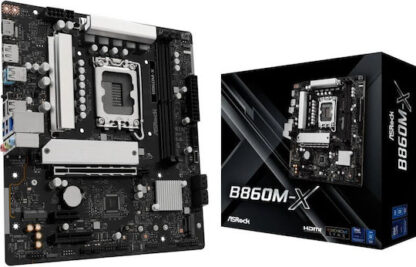 ASRock B860M-X Motherboard Micro ATX με Intel 1851 Socket
