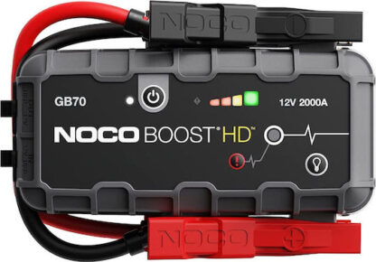 Noco Boost Gb70 Hd Ultrasafe Φορητός Εκκινητής Μπαταρίας Αυτοκινήτου 2000A με Power Bank / USB 12V Κωδικός: 0-46221-15005-6