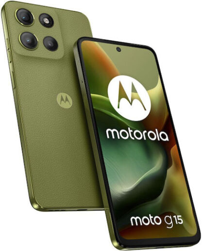 Motorola moto g15 17.1 cm (6.72 ) Dual SIM Android 15 4G USB Type-C 8 GB 128 GB 5200 mAh Green