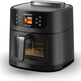 Black & Decker Air Fryer με Wi-Fi 6.5lt Ασημί ES9730070B