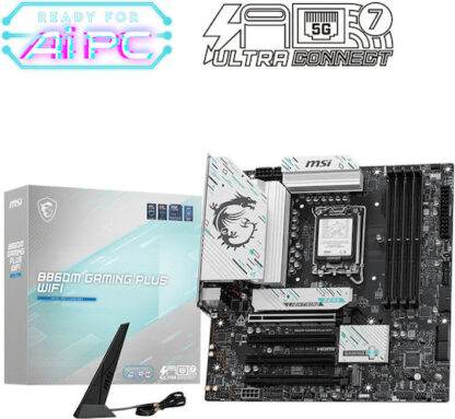 MSI B860M GAMING PLUS WIFI motherboard Intel B860 LGA 1851 (Socket V1) micro ATX