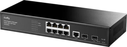Cudy GS2008PS2 Managed L2 PoE+ Switch με 8 Θύρες Gigabit (1Gbps) Ethernet και 2 SFP Θύρες
