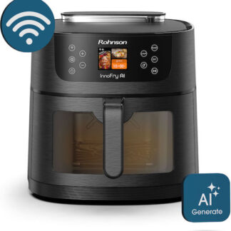 Rohnson Air Fryer με Wi-Fi 8lt Μαύρο R-2884 AI