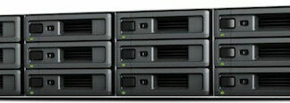 Synology RackStation RS2423+ NAS/storage server Rack (2U) Ryzen Embedded V1780B 8 GB DDR4 0 TB DiskStation Manager Black  Grey