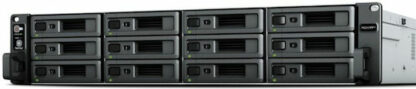 Synology RackStation RS2423+ NAS/storage server Rack (2U) Ryzen Embedded V1780B 8 GB DDR4 0 TB DiskStation Manager Black  Grey