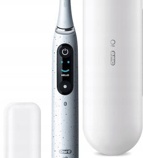 Oral-B Io Series 10 Ηλεκτρική Οδοντόβουρτσα με Χρονομετρητή, Αισθητήρα Πίεσης και Θήκη Ταξιδίου Λευκή