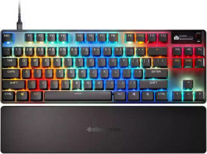 SteelSeries Apex Pro TKL Gen 3 Gaming Μηχανικό Πληκτρολόγιο Tenkeyless με SteelSeries OmniPoint διακόπτες και RGB φωτισμό (Αγγλικό US)