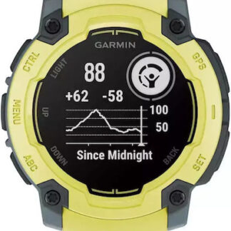 Garmin Instinct E 40mm Αδιάβροχο Smartwatch με Παλμογράφο (Black with Charcoal Band)