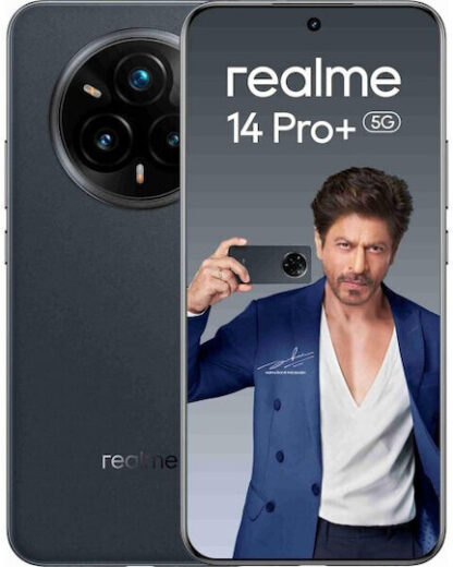 realme 14 Pro+ 5G 17.4 cm (6.83 ) Dual SIM Android 15 USB Type-C 12 GB 512 GB 6000 mAh Suede Grey