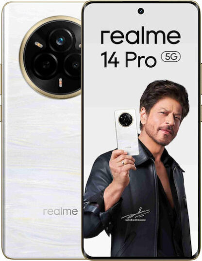 realme 14 Pro+ 5G 17.4 cm (6.83 ) Dual SIM Android 15 USB Type-C 12 GB 512 GB 6000 mAh White