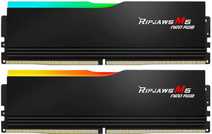 G.Skill Ripjaws M5 Neo RGB 64GB DDR5 RAM με 2 Modules (2x32GB) και Ταχύτητα 6000 για Desktop Κωδικός: F5-6000J2836G32GX2-RM5NRK
