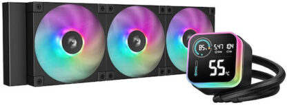 Deepcool LQ360 Υδρόψυξη Επεξεργαστή Τριπλού Ανεμιστήρα 120mm για Socket AM4/AM5/1700/1200/115x με ARGB Φωτισμό