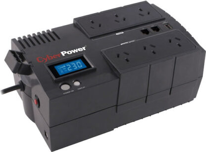 CyberPower BR1000ELCD-FR (Γαλλική Πρίζα) UPS Line-Interactive 1000VA 600W με 8 Schuko Πρίζες