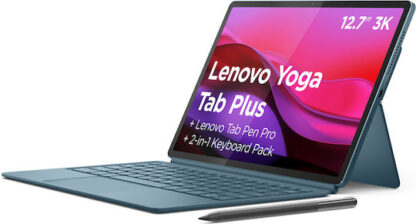 Lenovo Yoga Tab Plus Qualcomm Snapdragon 256 GB 32.3 cm (12.7 ) 3K 16 GB Wi-Fi 7 (802.11be) Android 14 Teal