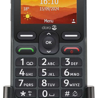 Doro Leva L20 Single SIM Κινητό με Κουμπιά Black White