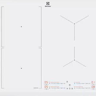 Bosch Domino Κεραμική Εστία με Πλαίσιο Αυτόνομη με Λειτουργία Κλειδώματος 30.6x52.7εκ. Κωδικός: PKF375FP2E