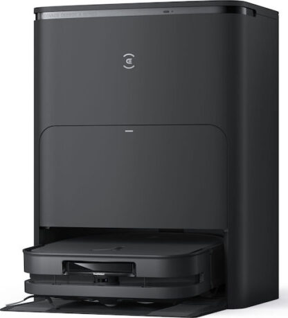 Ecovacs Σκούπα Ρομπότ για Σκούπισμα & Σφουγγάρισμα με Χαρτογράφηση και Wi-Fi Μαύρη