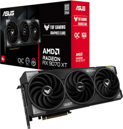 Asus Radeon RX 9070 16GB GDDR6 OC Edition Κάρτα Γραφικών Κωδικός: 90YV0LI0-M0NA00