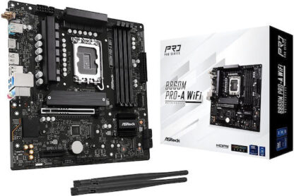 ASRock B860M Pro-A WiFi Motherboard Micro ATX με Intel 1851 Socket
