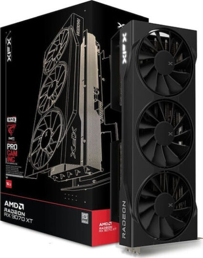 XFX Radeon RX 9070 XT 16GB GDDR6 Swift Gaming Triple Fan Κάρτα Γραφικών Κωδικός: RX-97TSWF3B9
