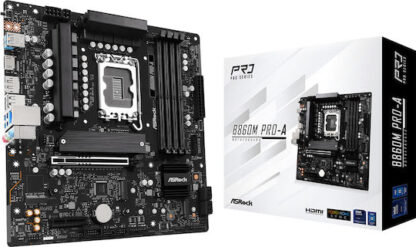 ASRock B860M Pro-A Motherboard Micro ATX με Intel 1851 Socket