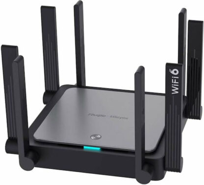 Ruijie Networks RG-EW3200GX PRO wireless router Gigabit Ethernet Dual-band (2.4 GHz / 5 GHz) Black
