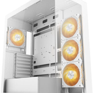 Deepcool CG580 4F Gaming Midi Tower Κουτί Υπολογιστή με Πλαϊνό Παράθυρο και ARGB Φωτισμό Λευκό