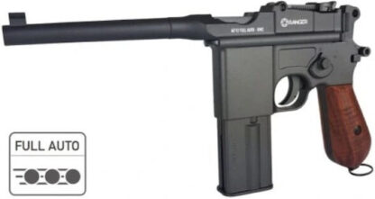 Air rifle pistol Ranger M712 BROOMHANDLE Full Auto Blowback K.4 5 BBS 19-shots KWC