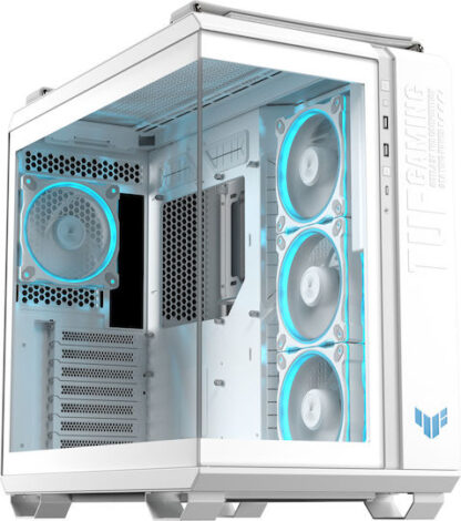 Asus TUF Gaming GT502 Horizon ARGB Midi Tower Κουτί Υπολογιστή με Πλαϊνό Παράθυρο White Edition