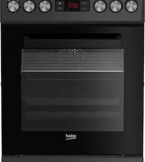 Beko Κουζίνα 55lt με Κεραμικές Εστίες Π50εκ. Inox Κωδικός: FSM57300GX