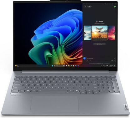 Lenovo ThinkBook 16 G7 QOY Qualcomm Snapdragon X1P-42-100 Laptop 40.6 cm (16 ) WUXGA 32 GB LPDDR5x-SDRAM 512 GB SSD Wi-Fi 7 (802.11be) Windows 11 Pro Grey