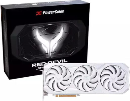 PowerColor Red Devil Radeon RX 9070 XT Spectral White AMD 16 GB GDDR6
