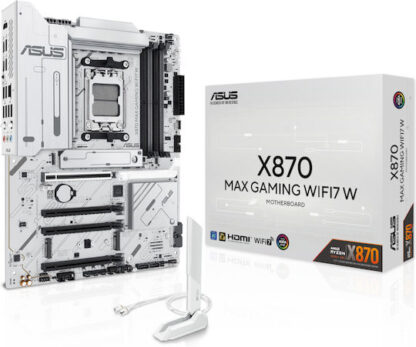 Asus X870 MAX GAMING WIFI7 W Motherboard ATX με AMD AM5 Socket
