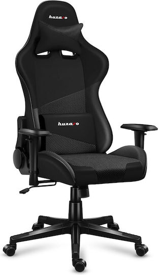Huzaro Force 6.2 Καρέκλα Gaming Δερματίνης με Ρυθμιζόμενα Μπράτσα Μαύρη