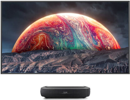 Hisense Projector DLP 4K Ultra HD Laser με Wi-Fi και Ενσωματωμένα Ηχεία Μαύρος Κωδικός: 100L9HD